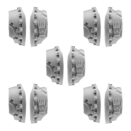 Cataphractii Terminator Shoulder Pads - Iron Hands